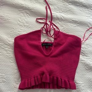 Knit crop top